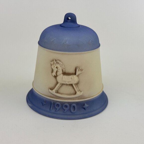 M.J. Hummel Christmas Bell "Letter To Santa Claus" 1990 Second Edition Porcelain - Picture 4 of 14
